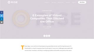 6 Examples of Virtual Companies That Ditched the Office - Rise