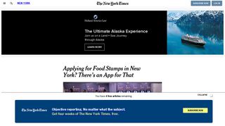 Applying for Food Stamps in New York? There's an App for That - The ...