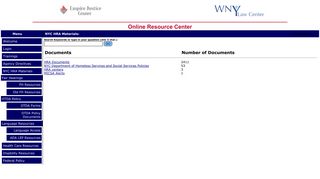 HRA NYCWAY codes - ONLINE RESOURCES by WNYLC & Empire ...