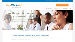 Health Reimbursement Arrangement (HRA) - WageWorks