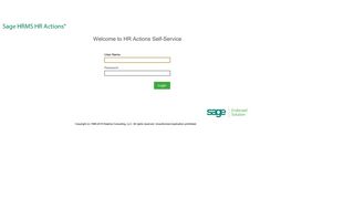 HRActions® Self Service Login - RC Construction Co., Inc.