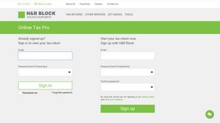 Online Tax Pro | Lodge Return Online | H&R Block