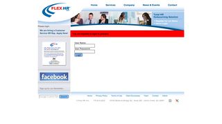 Flex HR, Inc. - Admin - Admin Login