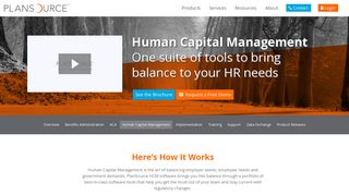 HCM Solution by PlanSource | Top-Rated Human Capital Management
