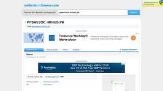 ppsassoc.hrhub.ph at Website Informer. Sprout. Visit Ppsassoc Hrhub.