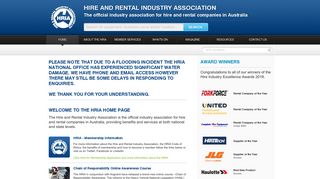 Hire and Rental Industry Association - HOME