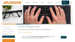 Login to Client Portals | Aureon Employees