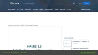 HRMIS 2.5 HR Professional Presentation