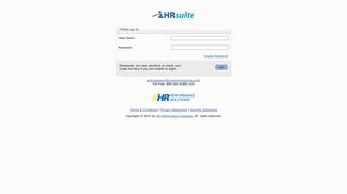 HR Suite: Login - HR Performance Solutions