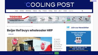 Beijer Ref buys wholesaler HRP - Cooling Post