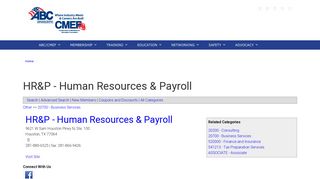HR&P - Human Resources & Payroll - ABC/CMEF
