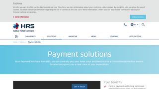 Payment solutions from HRS: central, paperless, simple! | HRS Global ...