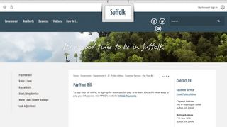 Pay Your Bill | Suffolk, VA