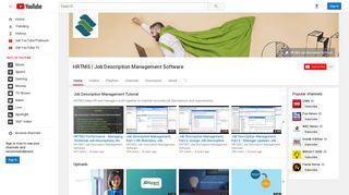 HRTMS | Job Description Management Software - YouTube