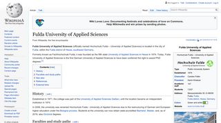 Fulda University of Applied Sciences - Wikipedia
