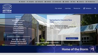 Skyview High School – Home of the Storm