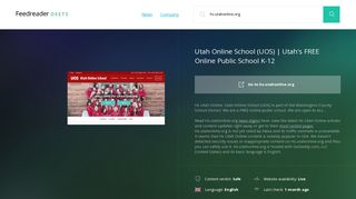 Get Hs.utahonline.org news - Utah Online School (UOS) | Utah's FREE ...