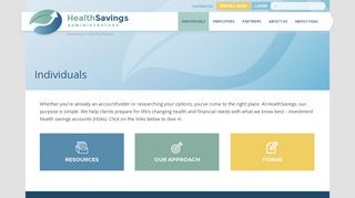 HSA Accounts For Individuals | HealthSavings Administrators