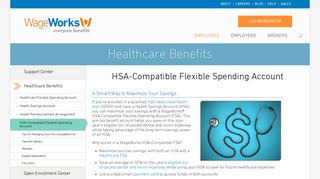 HSA-Compatible Flexible Spending Account | WageWorks