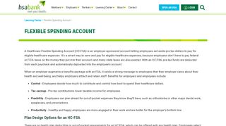 Healthcare Flexible Spending Account | FSA - HSA Bank