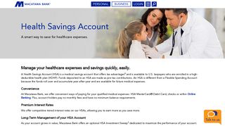 Health Savings Accounts | Apply for a HSA today | Macatawa Bank
