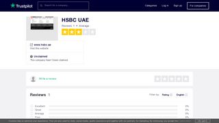 HSBC UAE Reviews | Read Customer Service Reviews of www.hsbc.ae