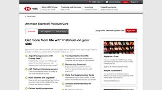 American Express Platinum Card - overview: HSBC Expat