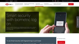 Smart security with fingerprint log-in | Business Banking | HSBC