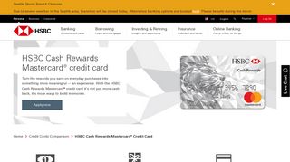 Cash Rewards Credit Card - HSBC Bank USA
