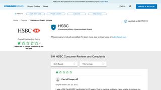 Top 783 Reviews and Complaints about HSBC | Page 10