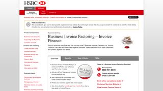 Invoice Finance / Debt Factoring: Business Banking: HSBC UK