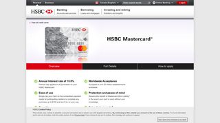 MasterCard Credit Card Canada | HSBC Canada