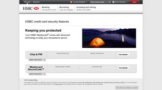 Credit Card Services and Security | HSBC Canada