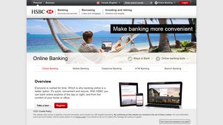 Online banking - HSBC Canada