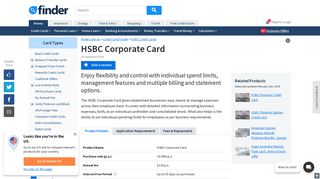 HSBC Corporate Card | finder.com.au