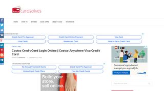 Costco Credit Card Login Online | Costco Anywhere Visa Credit Card ...