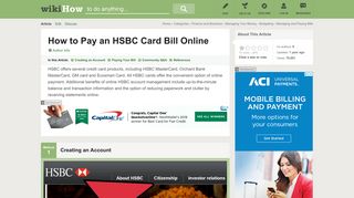 How to Pay an HSBC Card Bill Online: 9 Steps (with Pictures)