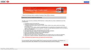 Supplementary Credit Card | HSBC Philippines