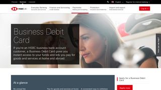 Business Debit Card | Business Banking | HSBC