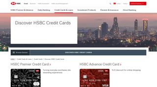 Discover HSBC Credit Cards | HSBC