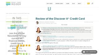 2019 Review: Discover it Cash Back Credit Card - Best Cash Back ...