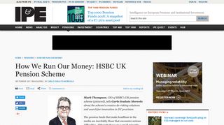How We Run Our Money: HSBC UK Pension Scheme | Magazine | IPE