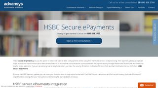 HSBC Secure ePayments - Advansys