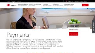 Payments | Business Banking | HSBC