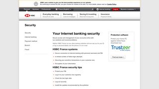 Internet banking Security bank access | HSBC