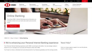Online Banking | Ways to Bank - HSBC IN - HSBC India