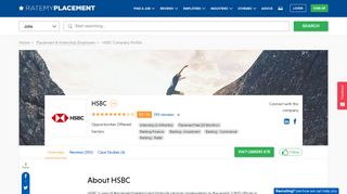 HSBC Placements, Internships, Jobs and Reviews - Company Profile ...
