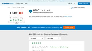 Top 266 Reviews and Complaints about HSBC credit card | Page 3