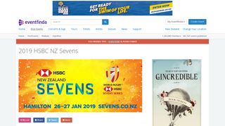 2019 HSBC NZ Sevens - Hamilton - Eventfinda