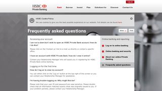 Frequently asked questions | HSBC Private Bank
